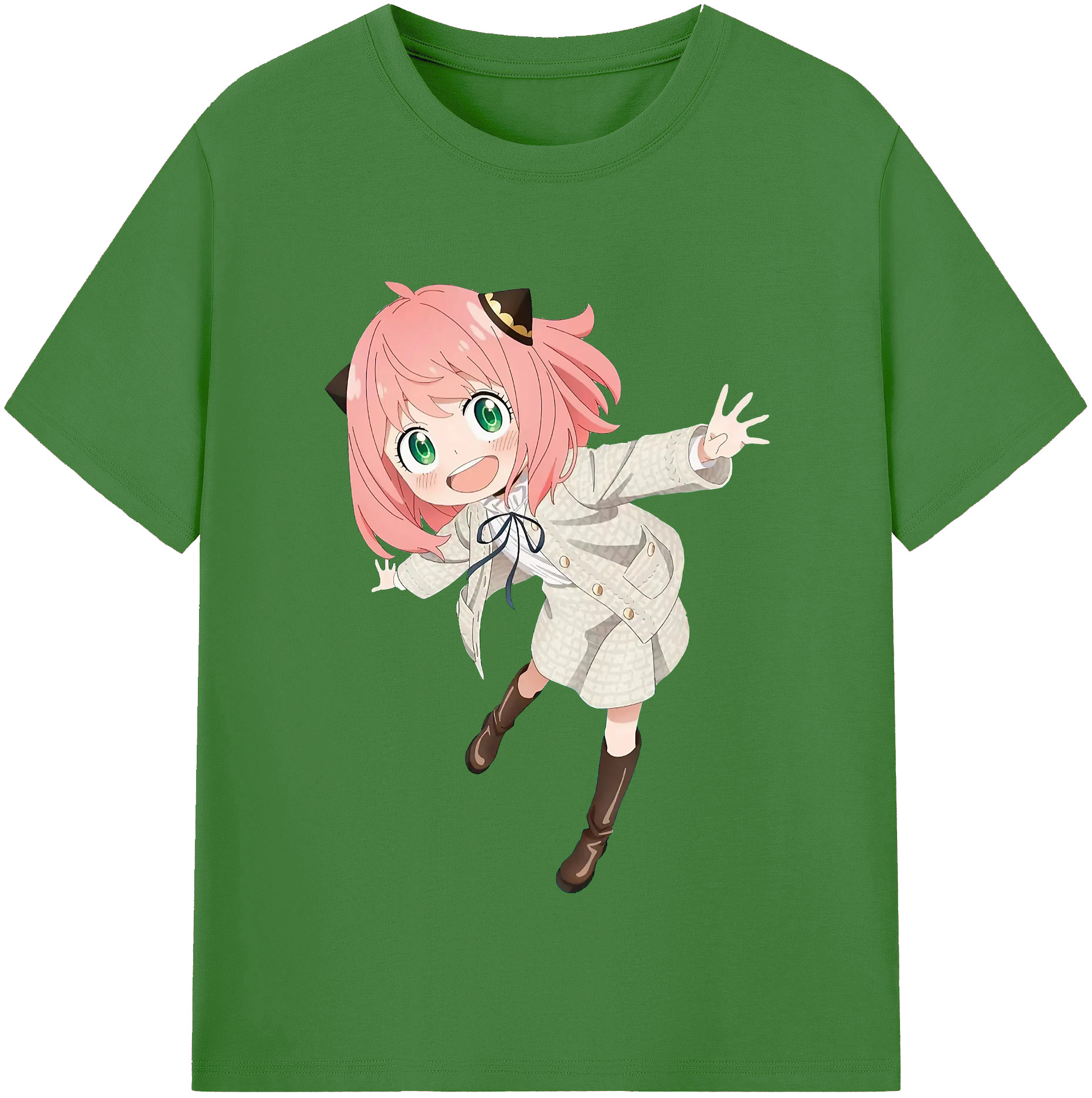 （画像用） SPY×FAMILY间谍家家酒 レディースカジュアルプリントTシャツ（綿100％）